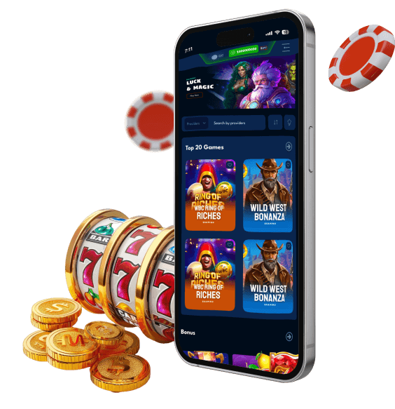 ACE Online Casino mobile interface on smartphone